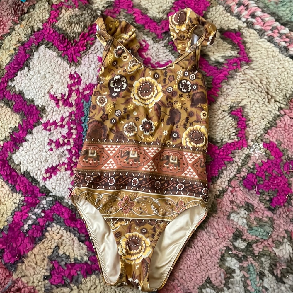 Spell Little Gypsies Zahara Frill Swimsuit 3Y